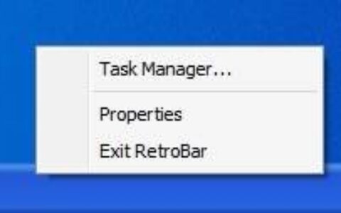 RetroBar 是一种开源工具，可将任务栏的外观更改为 Windows 95、98、2000、ME 或 XP 的外观