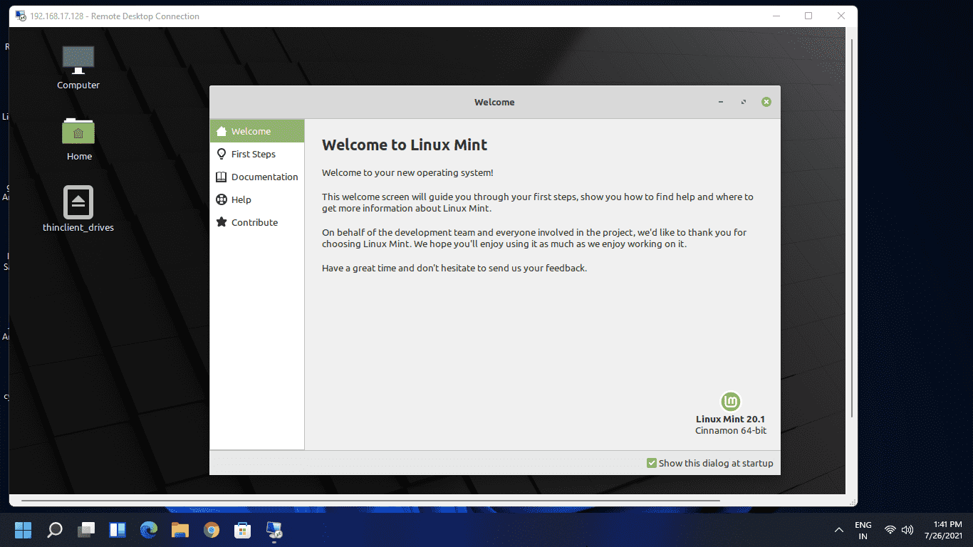 Access-Linux-Mint-from-Windows-10-11-using-RDP