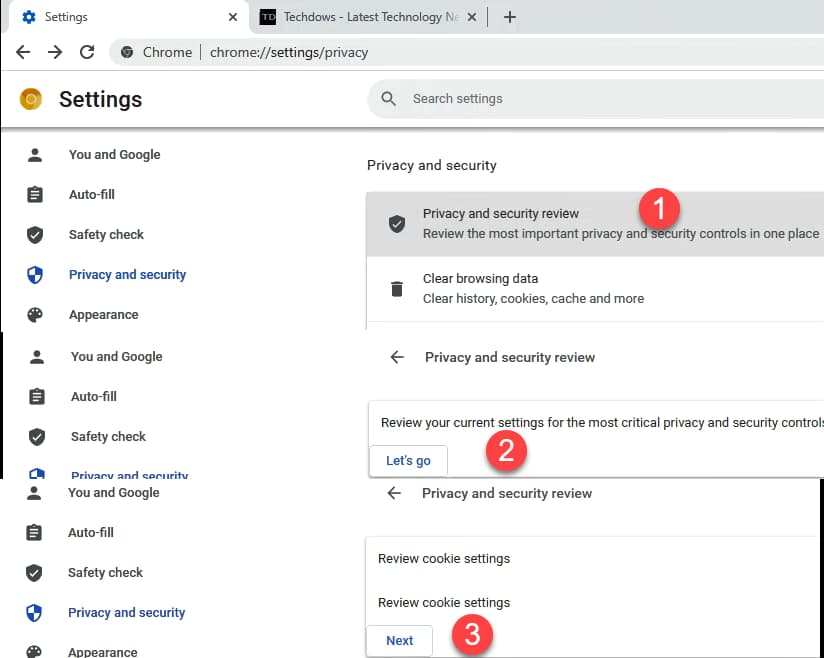 Chrome-Privacy-Settings-review-steps