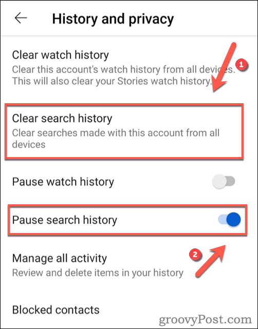 Clear-YouTube-Search-History-Android