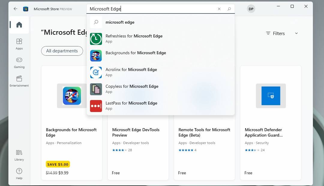 Microsoft-Store-Edge-extensions