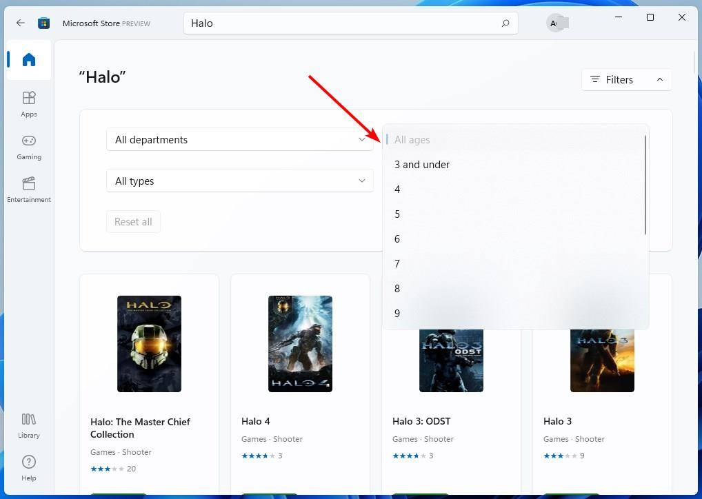Microsoft-Store-app-in-Windows-11-search-filters