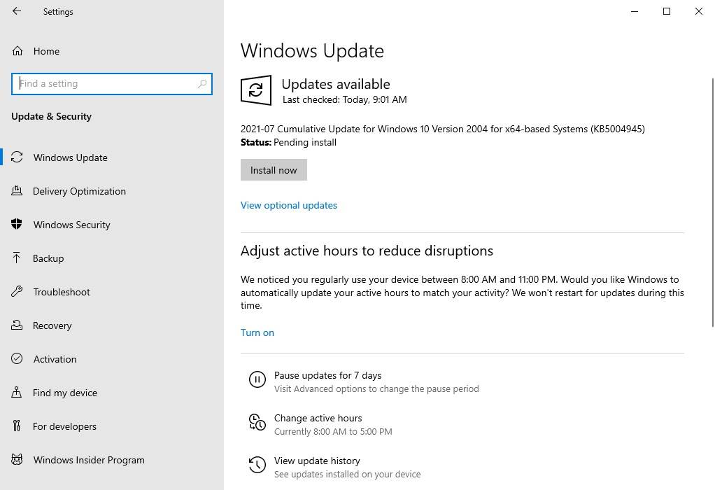 Microsoft-rolls-out-KB5004945-emergency-Windows-Updates-to-fix-PrintNightmare-vulnerabilities