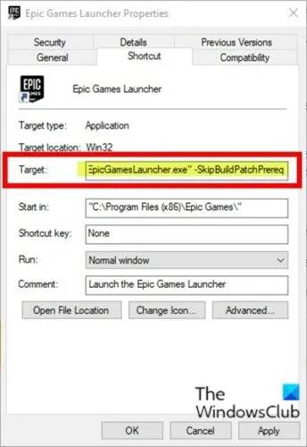 Modify-Epic-Games-Launcher-Target-parameter-344x500-1