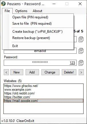Peusens-Password-Manager-Lite-backup-and-restore-database