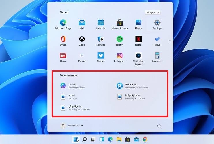 Recommended-files-in-Windows-11