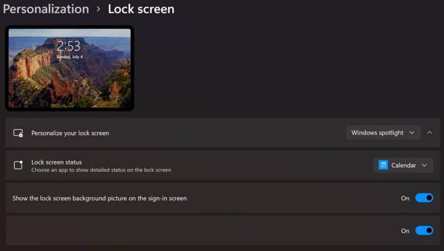 Windows-11-Animated-lock-screen-background-settings