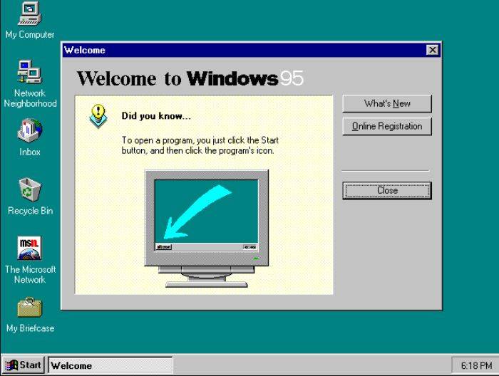Windows-96-list-of-version