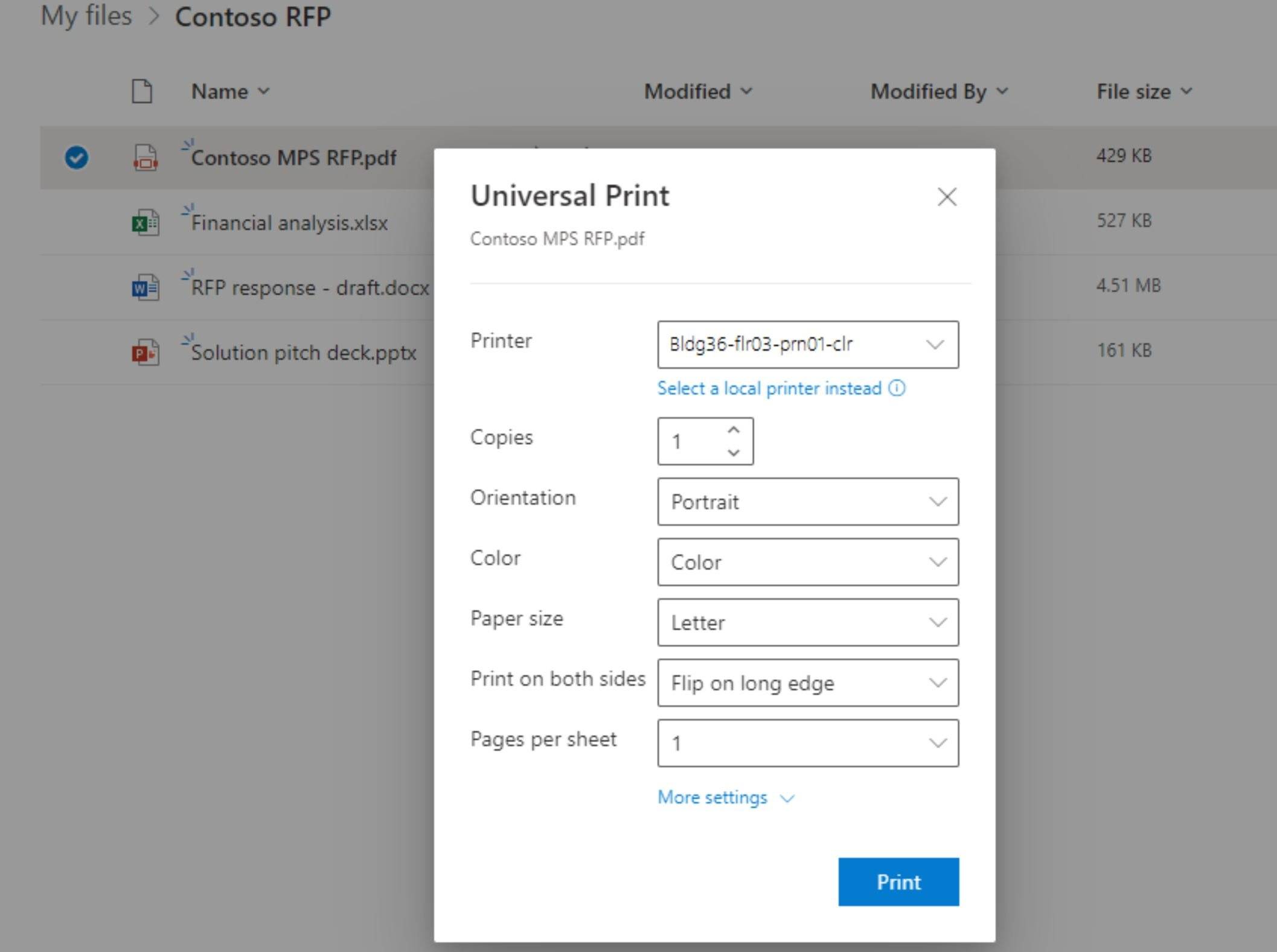 Microsoft-Universal-Print