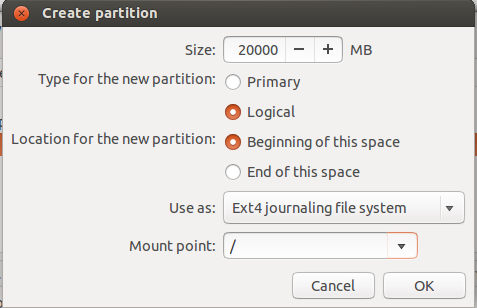 format-new-partition-ubuntu