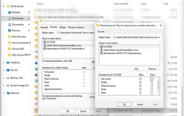 Chnage-Permission-Folders-Windows