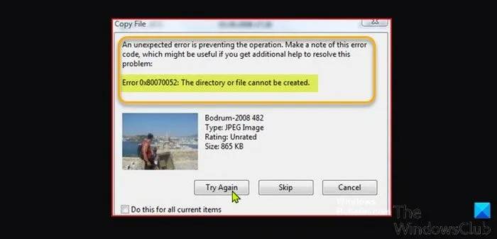 Error-0x80070052-The-directory-or-file-cannot-be-created