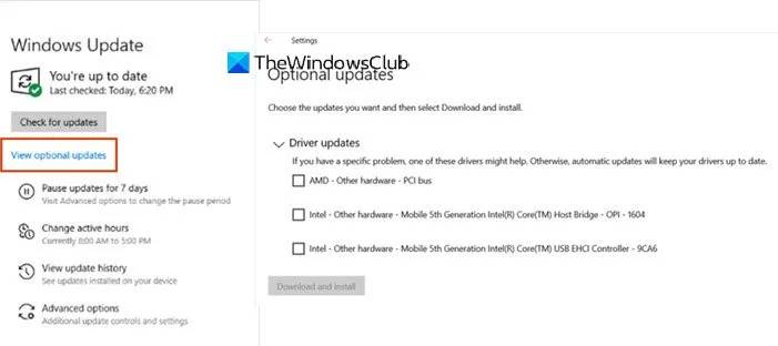 Optional-Update-Windows-10