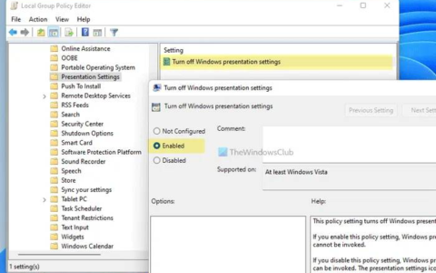 如何在 Windows 11/10 上禁用 Windows 演示设置