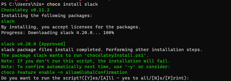 Chocolatey-and-Winget-to-install-Slack