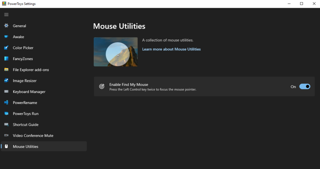 Enable-Find-My-Mouse-setting-in-Mouse-Utilities-PowerToys-1024x543-1