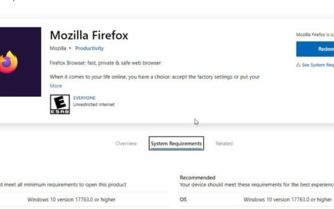 Mozilla Firefox 出现在 Windows 11 Microsoft Store