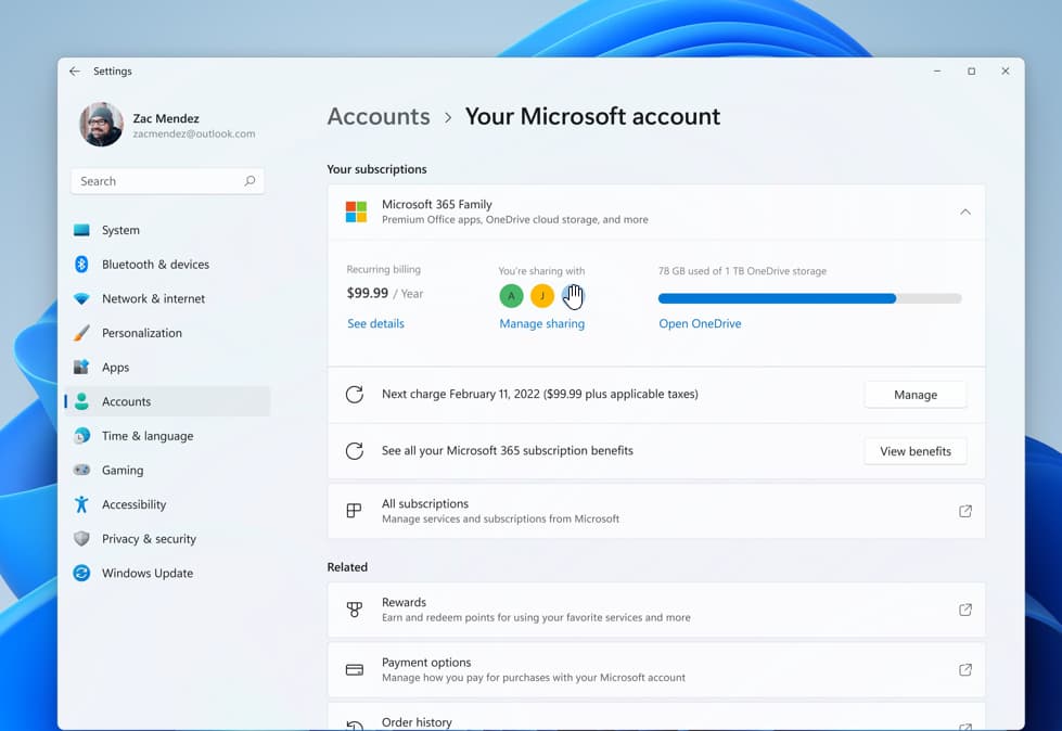 Microsoft-Account-Settings-Page-Windows-11-build-22489