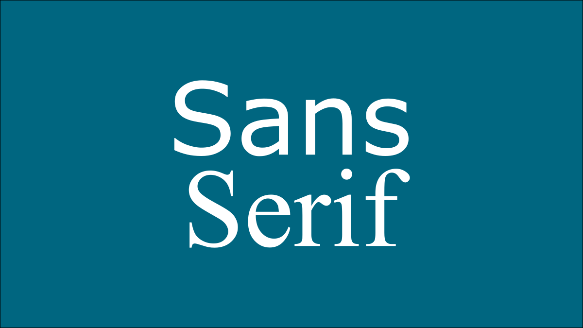 Sans-Serif