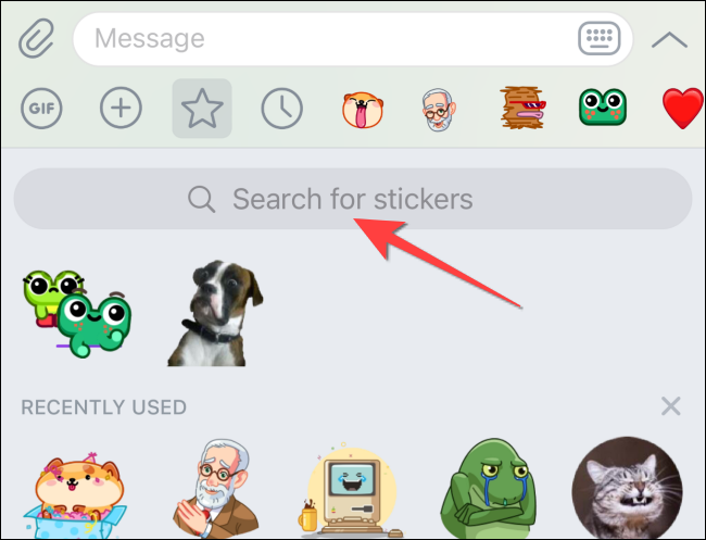 Search-bar-for-stickers-in-telegram-iphone
