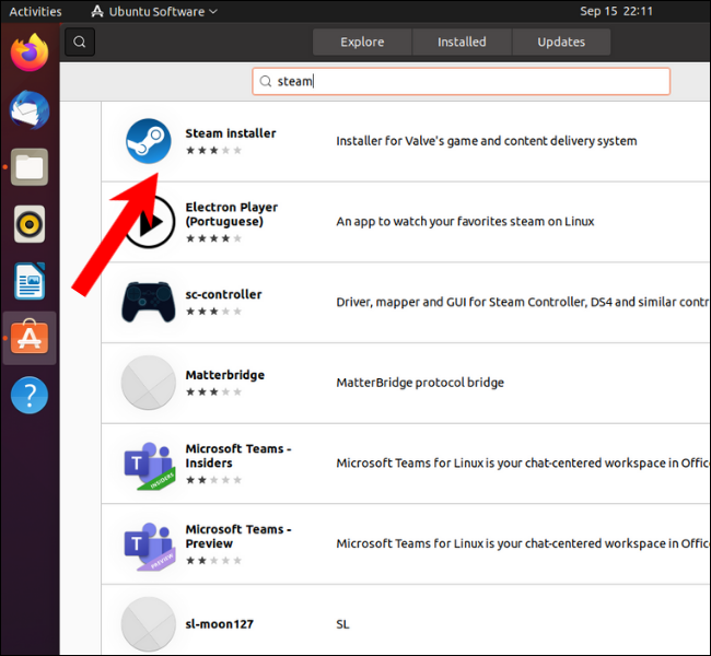 Ubuntu-software-Steam-Installer