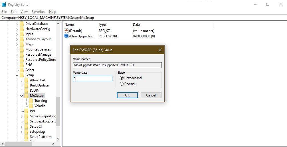 Windows-11-TPM-hack-Registry-editor