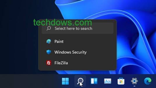 Windows-11-showing-recent-searches-on-hovering-over-Search-icon-on-taskbar