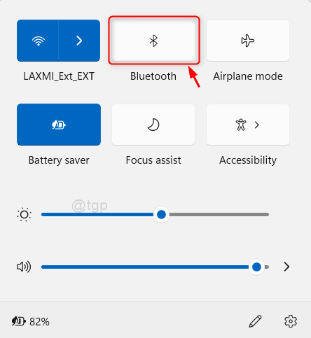 bluetooth-from-action-center-win11