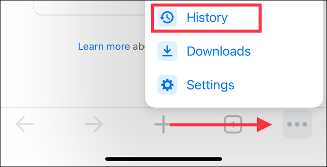 clear-chrome-browsing-history-ipad-iphone-menu-history-annotated