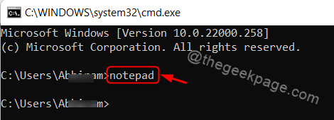 open-notepad-from-cmd-win11