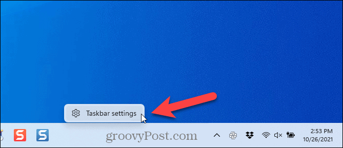 01-select-taskbar-settings