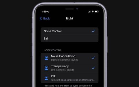 如何在 iOS 15 中自定义 AirPods Pro 噪音控制