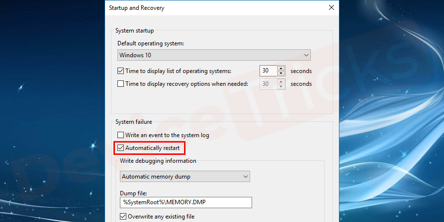 Advanced-system-settings-Startup-and-Recovery-Settings-Automatically-restart