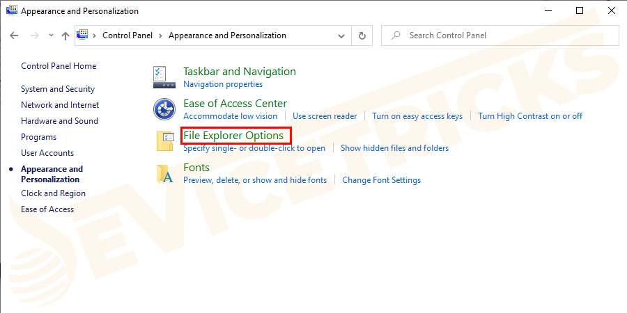 Control-Panel-Appearance-and-Personalization-Folder-or-File-Explorer-Options-1