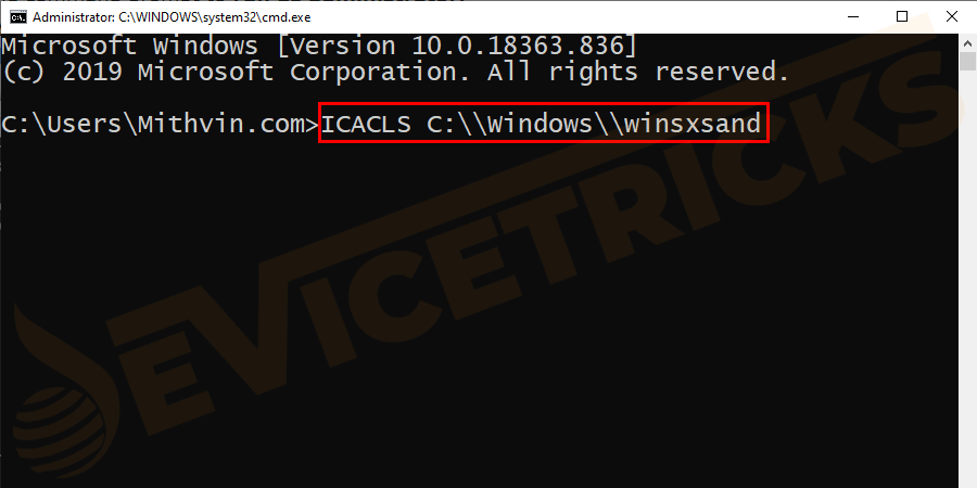 DEVICE-TRICKS-ICACLS-C-Windows-winsxsand-Command