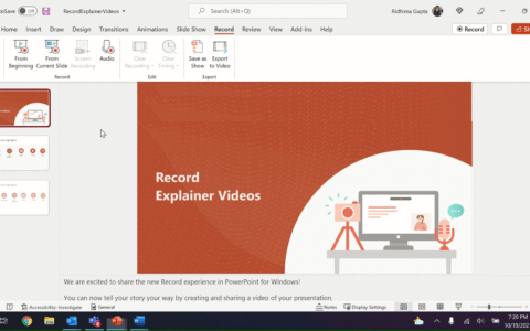 新的 Windows Office Insider Preview Build 14712.20000 带来了这个非常有用的 PowerPoint 功能