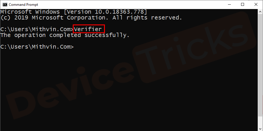 In-the-command-prompt-window-type-Verifier