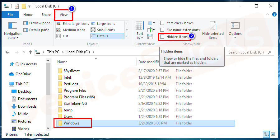 Navigate-to-the-Windows-folder-uncheck-hidden-items