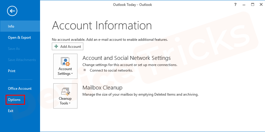Outlook-Files-Options