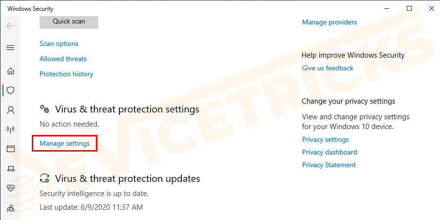 Under-Virus-threat-protection-settings-click-on-Manage-settings