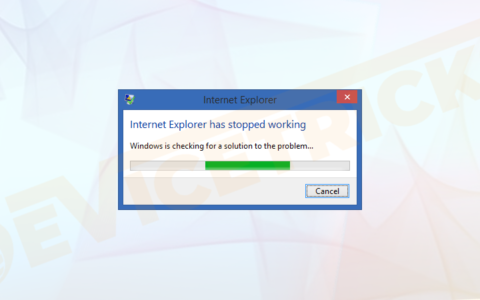 如何修复 Internet Explorer 已停止工作错误？