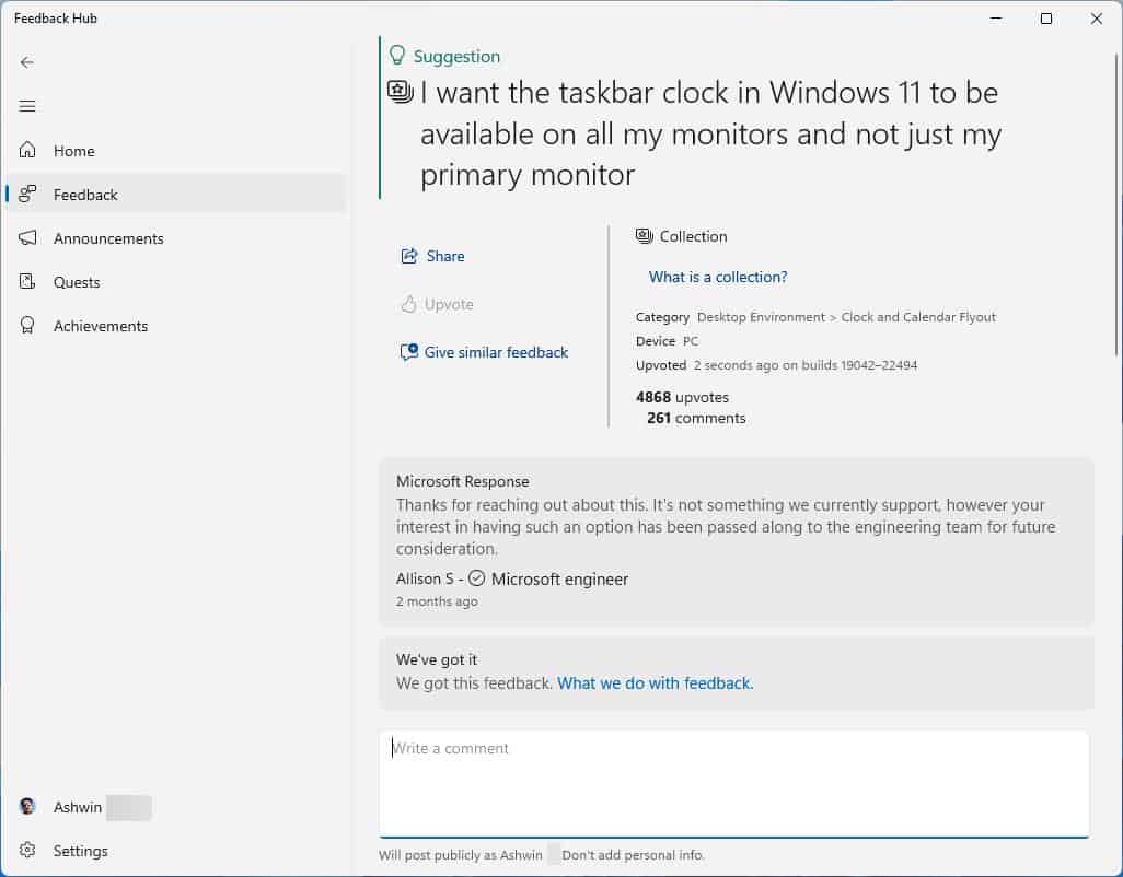Windows-11-secondary-monitor-clock-on-taskbar