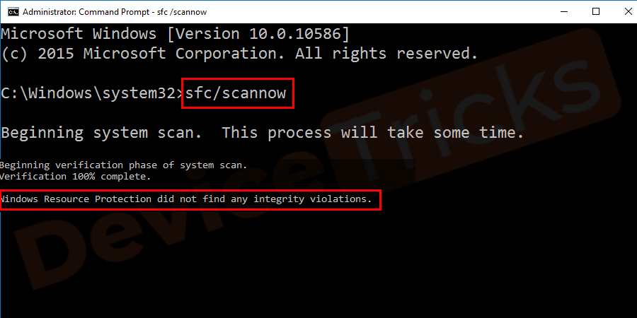 Windows-Resource-Protection-did-not-find-any-integrity-Violations-2