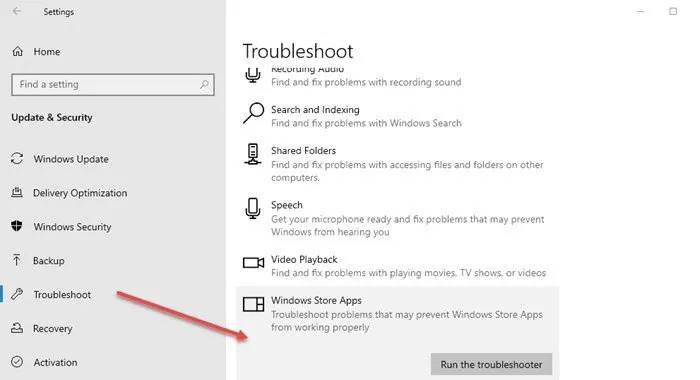Windows-Store-Apps-Troubleshooter