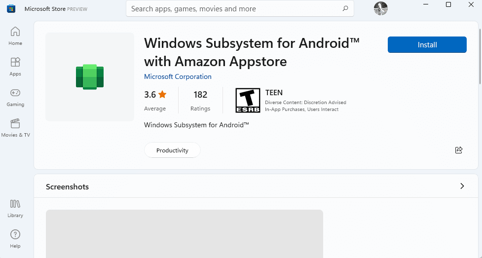 download-Windows-subsystem-for-Android
