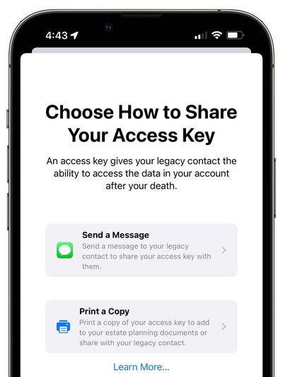 legacy-contact-share-access-key