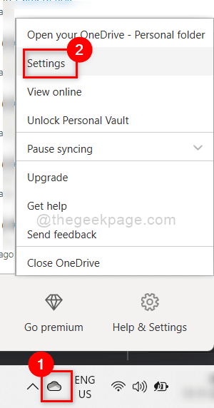 right-click-onedrive-settings