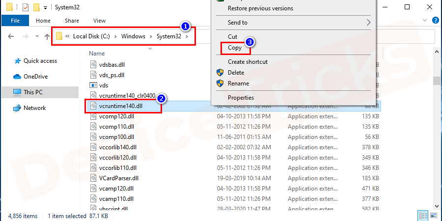 C-Windows-System32-Folder-Copy-VCRUNTIME140.dll-file