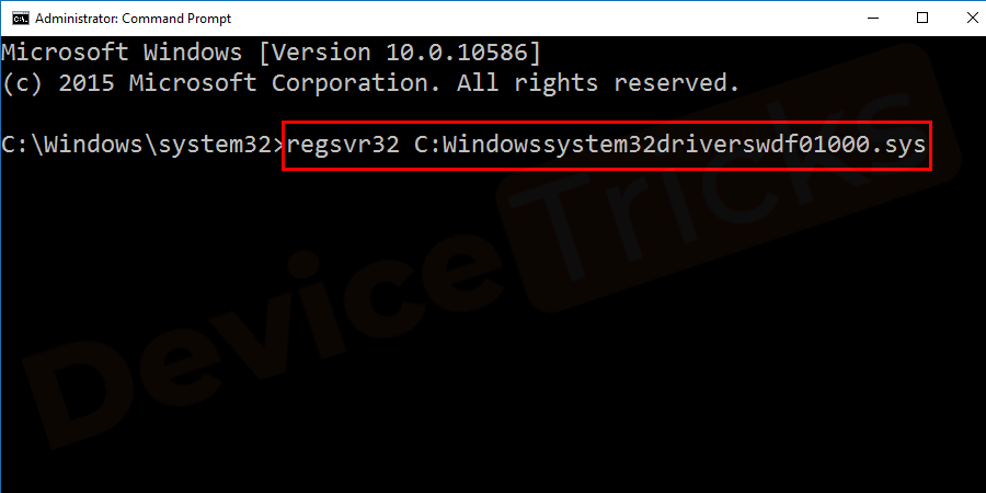 CMD-Command-Prompt-regsvr32-C-Windowssystem32driverswdf01000.sys-Command