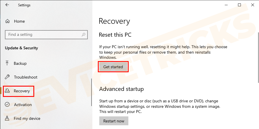 Click-Recovery-and-on-the-right-Get-Started-1